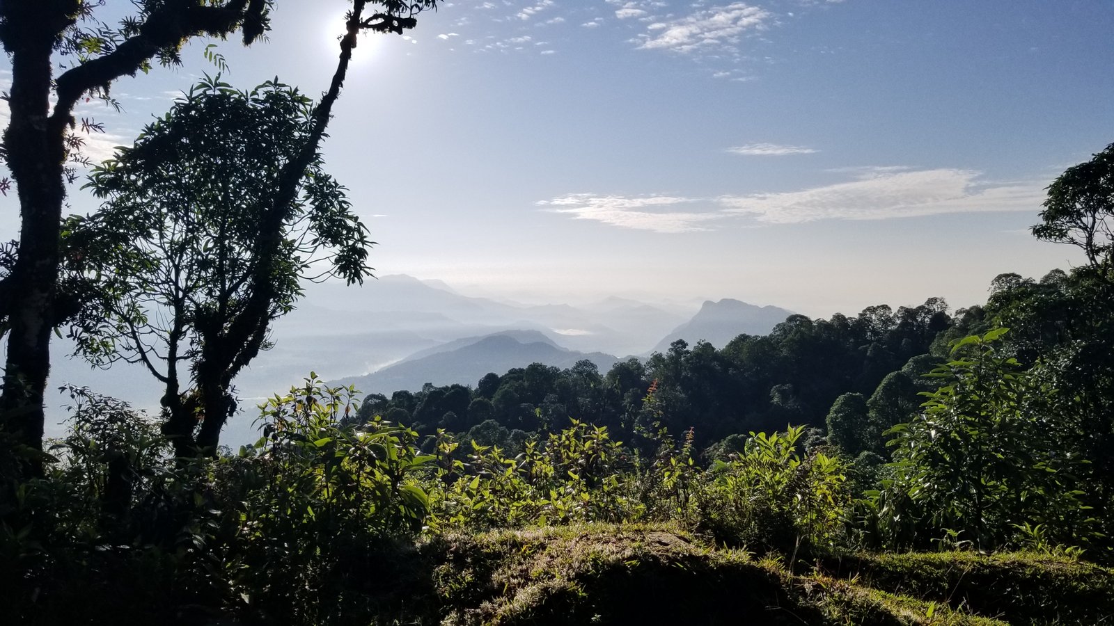 Himalayan morning view from Mardi Himal route