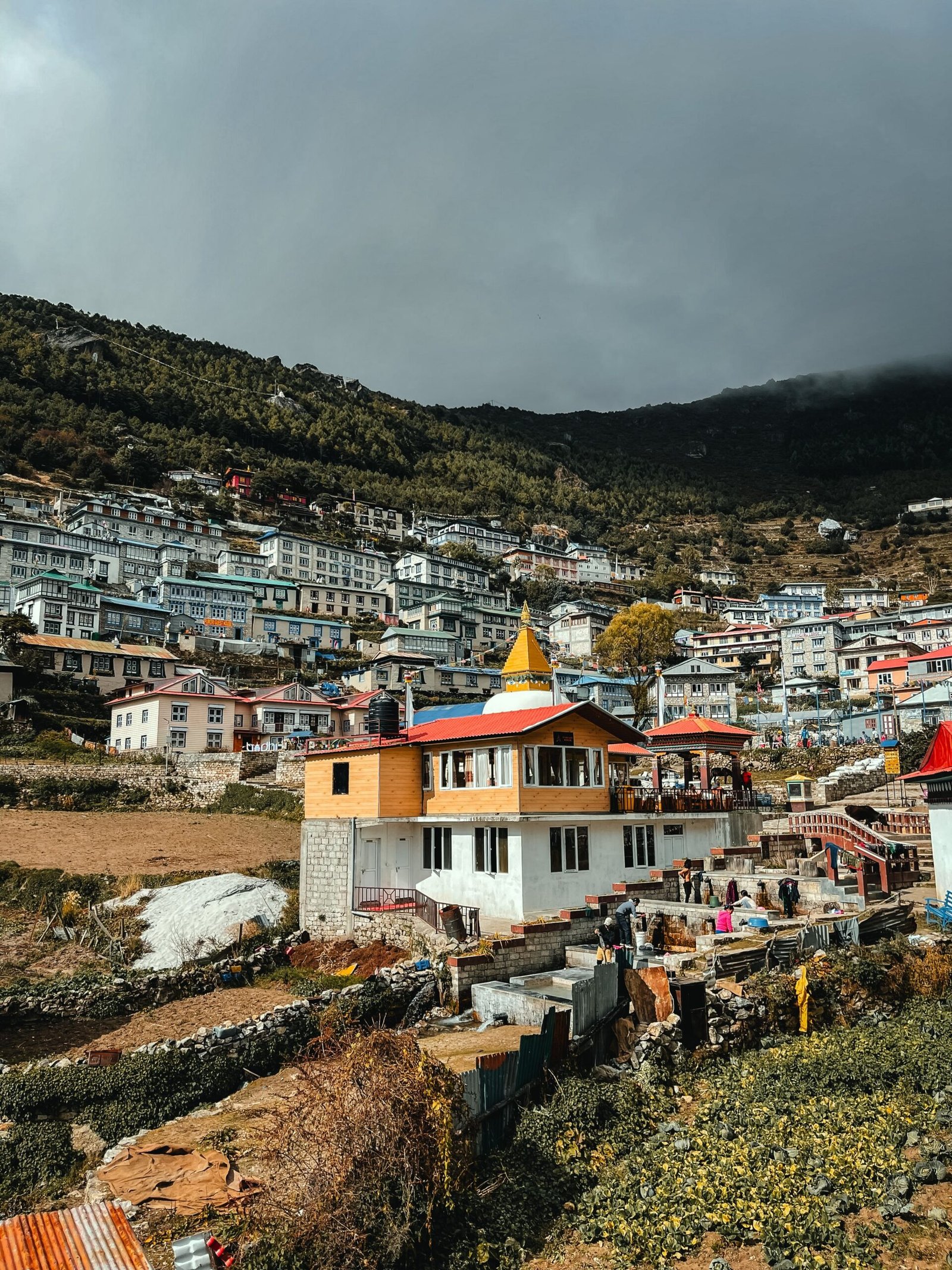 High altitude landscape in the Everest region